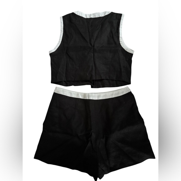 Reformation Roxy Linen Two Piece Size 4 - Picture 3 of 5